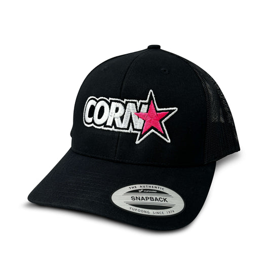 Corn Star Retro Trucker Snapback Hat